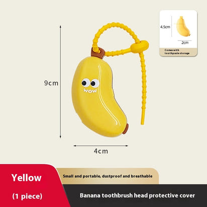 Banana Portable Toothbrush Storage Dust Cover Electric Travel Toothbrush Case